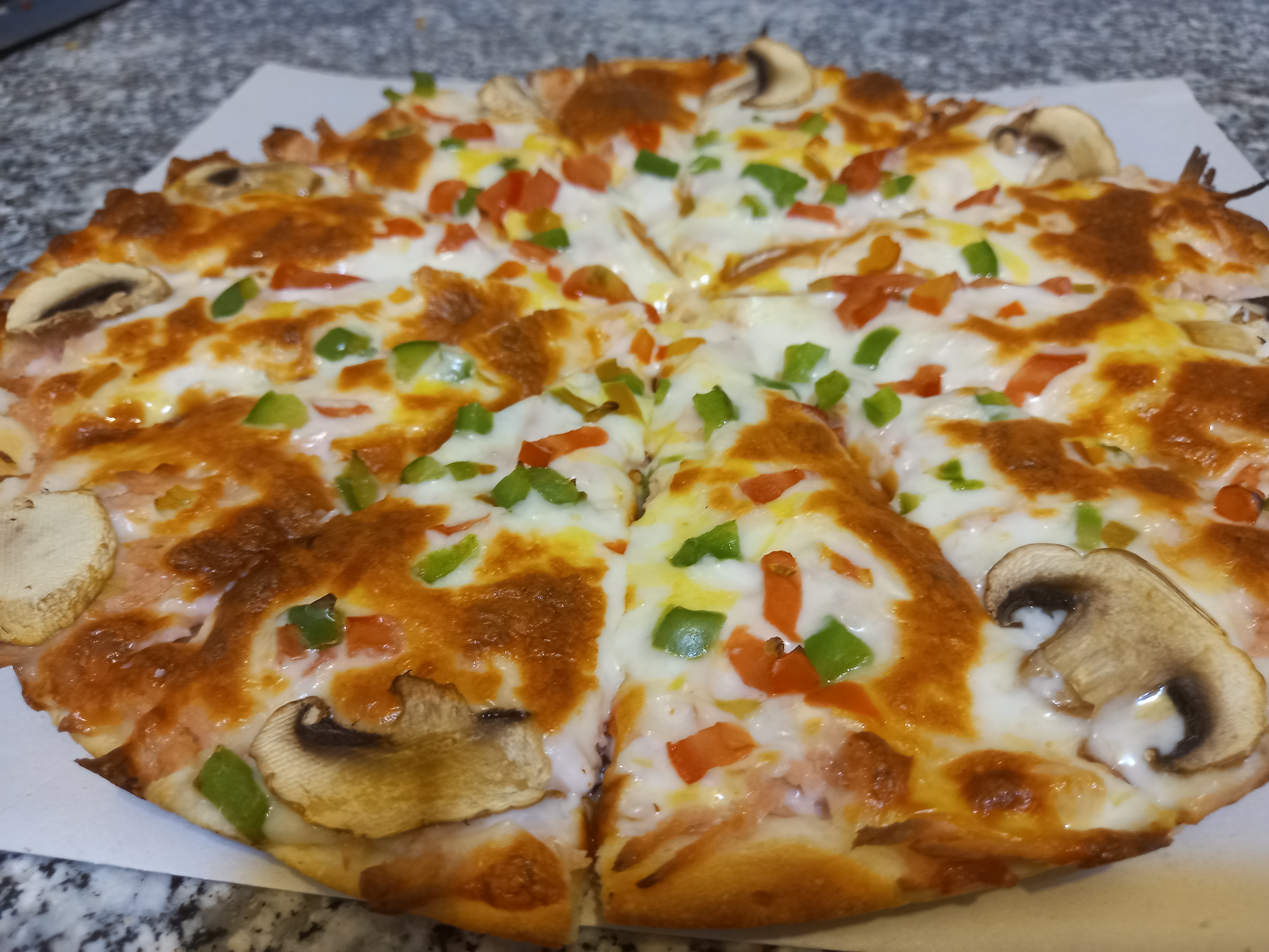 پیتزا مخلوط میزبان